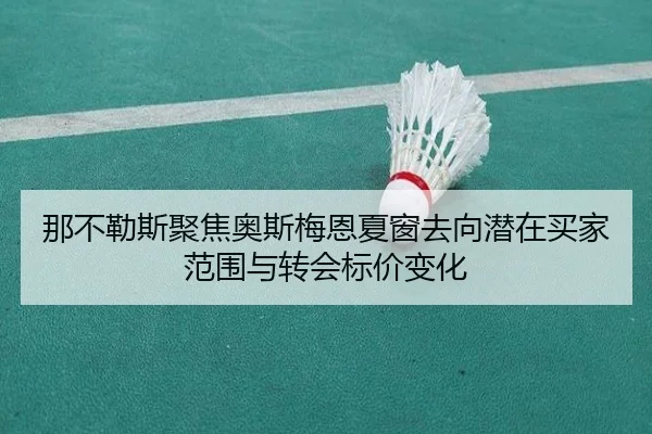 那不勒斯聚焦奥斯梅恩夏窗去向潜在买家范围与转会标价变化
